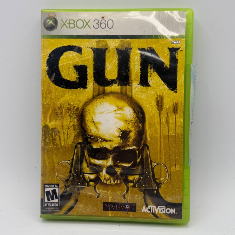 Activision G.U.N. Video Game Xbox 360 One Size Yellow Good Western Action